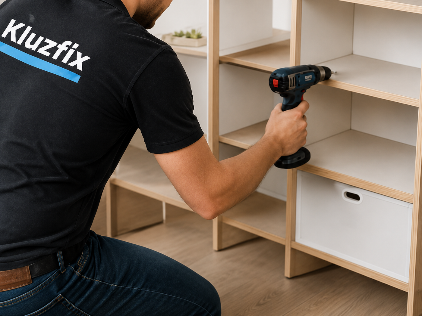 Kluzfix klusser aan het werk